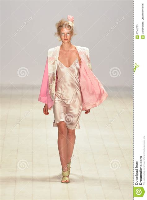 Iva Pfeiffer Fashion Show Editorial Stock Photo Image Of Lace 86341503