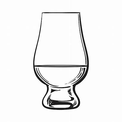 Whiskey Glass Scotch Vector Rum Whisky Clipart