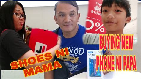 Buying Phone Ni Papa At Shoes Ni Mama Plus Si Ading Ko Ang Nag Vlog