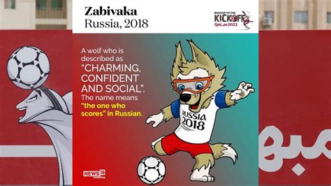 fifa world cup qatar 2022 a look at the official mascots in the world cup in recent years