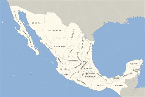 Mapa De La Republica Mexicana Con Nombres Y Division Poli Flickr Images