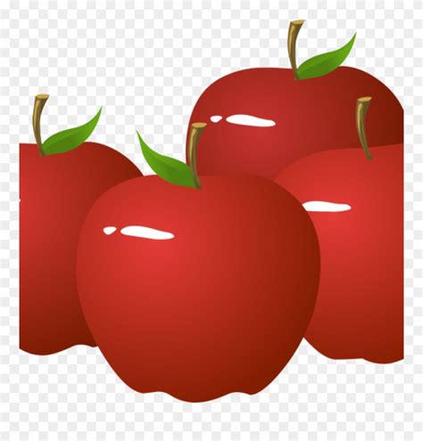 Free Clipart Of An Apple Four Apples Clipart Png Download 1148523