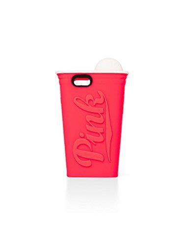 Victorias Secret Pink Iphone 6 Sippy Cup Hot Pink Rubber Case Cover