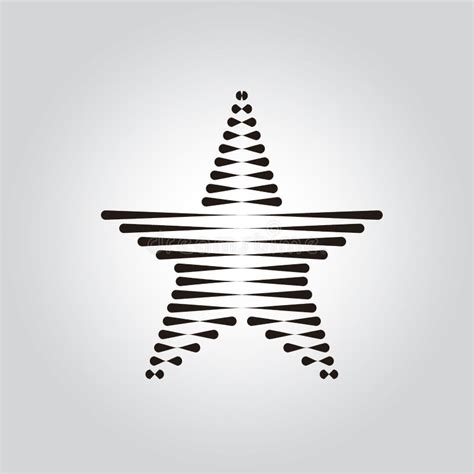 Star Logo Vector Template Design Vector Illustration Isolated On Silver