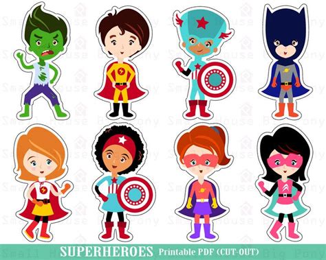 We have found 36 superhero cutouts printable clipart images. Pin on School ideas