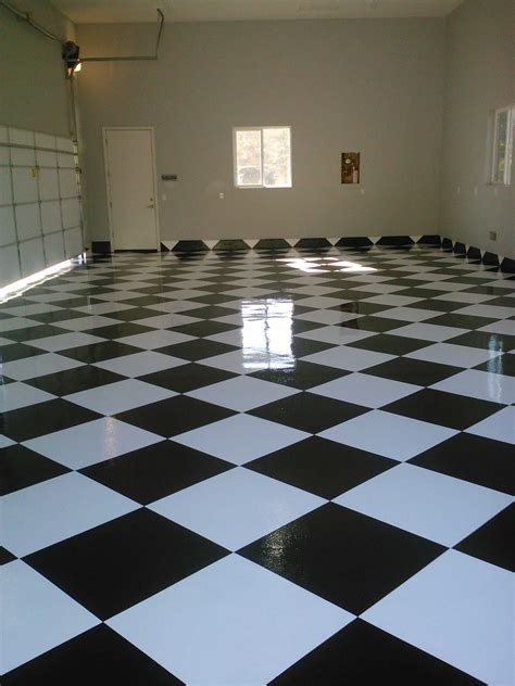Checkered Epoxy Garage Floor Clsa Flooring Guide