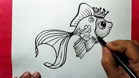 How to draw a samurai. How to Draw a Beautiful Fish || Easy Line Drawing of a ...
