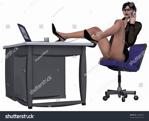 sexy office girl stock illustration 52894843 shutterstock