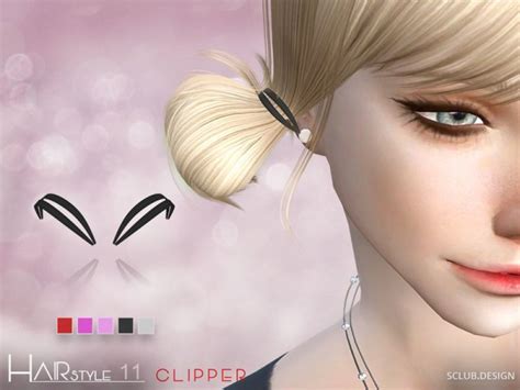 Hair Clips Custom Content • Sims 4 Downloads