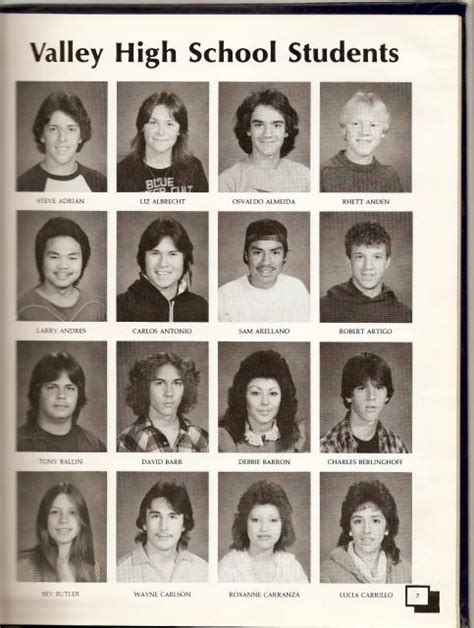 Valley High School Find Alumni Yearbooks And Reunion Plans
