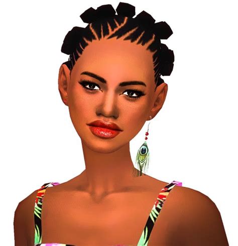 Pin Auf Sims 4 Natural Hair