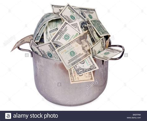 Pot Of Money Stock Photo Alamy