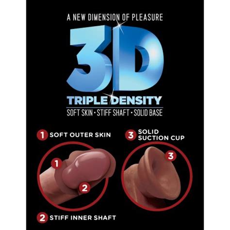 King Cock Plus Triple Density Cock Brown Sex Toys At Adult Empire