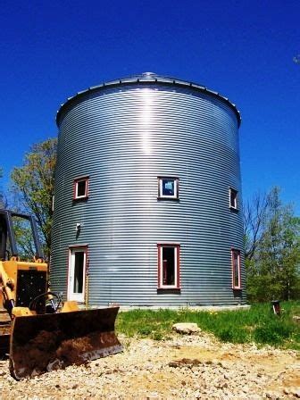 More details here… one response to converted homes: grain silo house | Silo house, Grain bin house, Grain silo