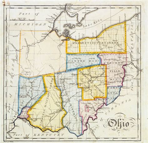 My Favorite Map Of Ohio 1812 Ish X Post From Rohio Rcolumbus