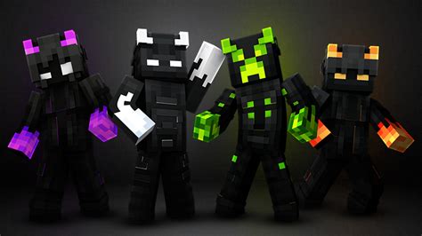 Dark Demons By The Lucky Petals Minecraft Skin Pack Minecraft