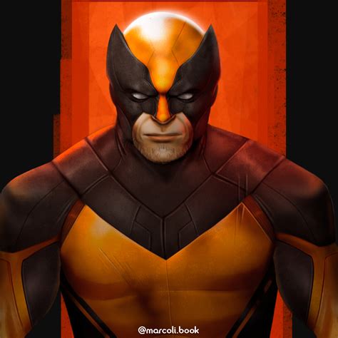 Artstation Wolverine Bust Concept Art Illustration