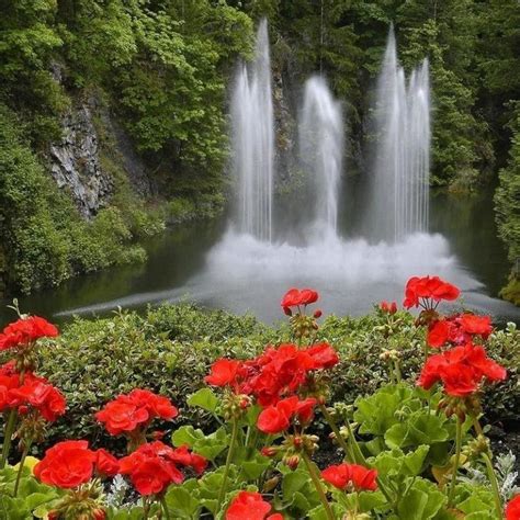 10 Best Waterfall And Flowers Wallpaper Full Hd 1080p For Pc Desktop