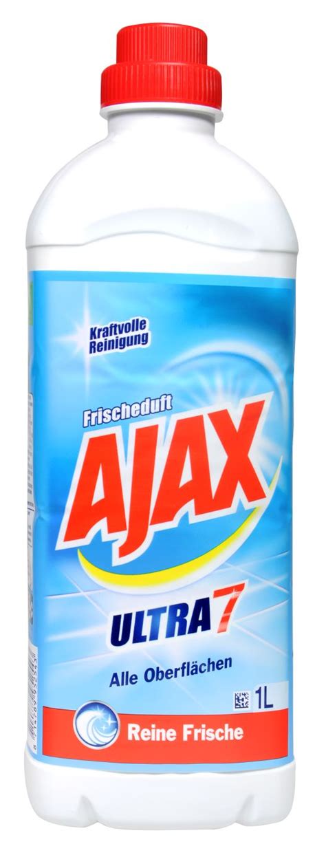 Oberflächen, die mit lebensmitteln in berührung kommen, befreit desinfektionsspray einfach und schnell von bakterien. Ajax Scheuerpulver Ajax Putzmittel : vongestern Blog ...