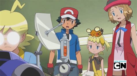 Clemont Ash Ketchum Dedenne Bonnie Serena Pokemon Kalos Ash