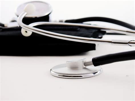 Black And Gray Stethoscope On White Surface · Stock Stethoscopes Hd