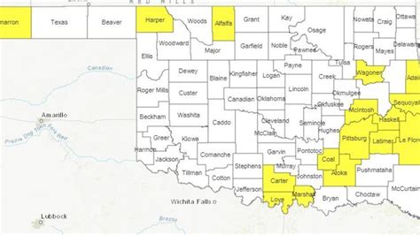 Dry Counties In Oklahoma Map Nyc Map