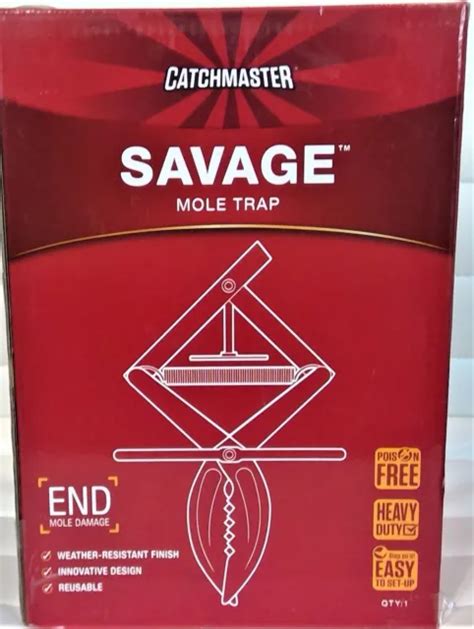 Savage Professional Strength Easy Set Mole Trap Heavy Duty No660