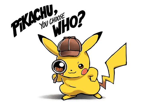 Detective Pikachu Pikachu Pikachu Drawing Cute Pikachu
