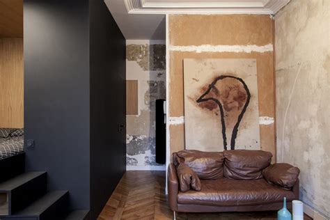 Refurbished Paris Studio Apartment Integrates Storage And Sleeping