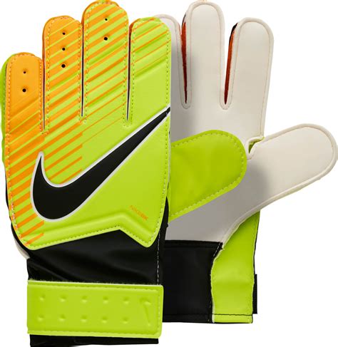 Nike Kids Match Goalkeeper Gloves Volt And Laser Orange Soccer Master