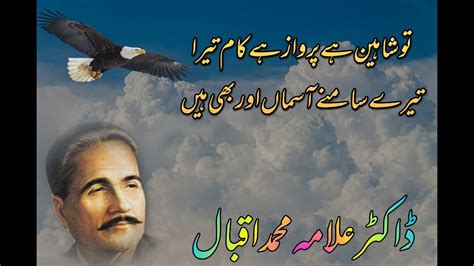 Tu Shaheen Hai Parwaz Hai Kaam Tareallma Iqbal Poetry Youtube