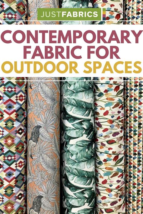 Our Range Of Contemporary And Modern Outdoor Fabrics Are Fantastic For