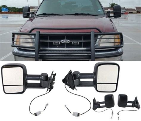 1997 2003 Ford F 150 Side View Towing Tow Mirrors Power Non Heated Pair 2pc 5 Tm Ffld97p