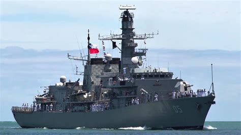 Chilean Navy Cns Almirante Cochrane Arrives At Pearl Harbor For Rimpac