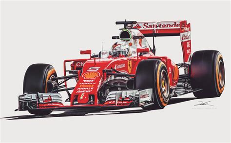It's easy and fun, just for kids. OC Sebastian Vettel - Ferrari Digital Art - Draft ...