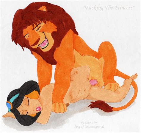 Rule 34 Aladdin Crossover Disney Female Feral Fur Human Kito Lion