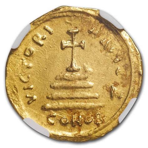 Buy Byzantine Av Solidus Tiberius Ii Constantine 578 582 Ad Ch Au Ngc