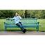 Teenager Sitting On The Bench Stock Footage Video 100% Royalty Free 