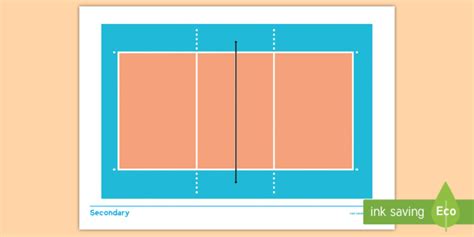 Volleyball Court Diagram Quizlet