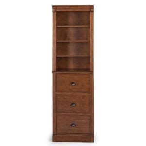 HOMESTYLES Aspen Drawer Rustic Cherry Wall Drawer Storage Unit The Home Depot
