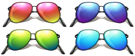 Coloured Sunglasses 296992 Vector Art At Vecteezy Vlrengbr