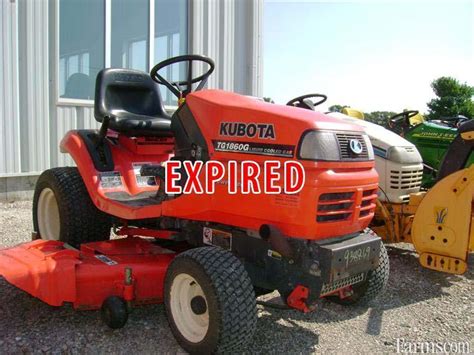 2001 Kubota Tg1860g Garden Tractor For Sale