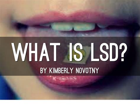 What Is Lsd By Kimnovo