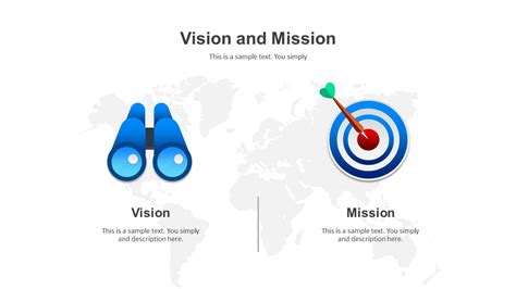 Vision And Mission Template For Powerpoint Slidebazaar