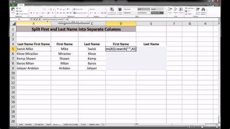 Excel Nested Text Functions Lesson 1 Youtube