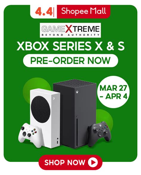 Xbox Series X And Series S Now Available For Pre Order On Shopee Mall