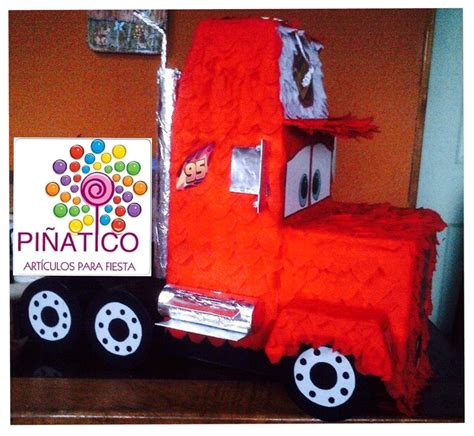 Piñata De Mack De Cars Cars Birthday Party Disney 4th Birthday Parties 3rd Birthday Bday