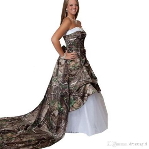 Camo Wedding Dress For Plus Sizes