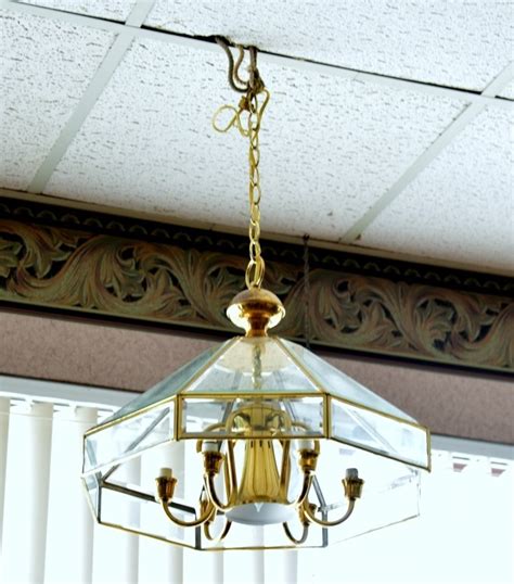 Beveled Glass Chandelier Foter