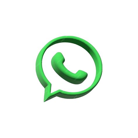 Premium Vector 3d Realistic Whatsapp Vector Illustration